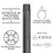 Ace Trading - Nipple STZ Industries 1 in. MIP each X 1 in. D MIP Black Steel 2 in. L Nipple 300UP1X2 - alternate 6